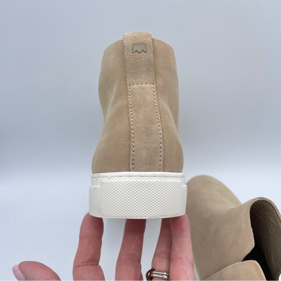 Birdies The Falcon Suede Sneaker Boot 9 Oat - Picture 12 of 16